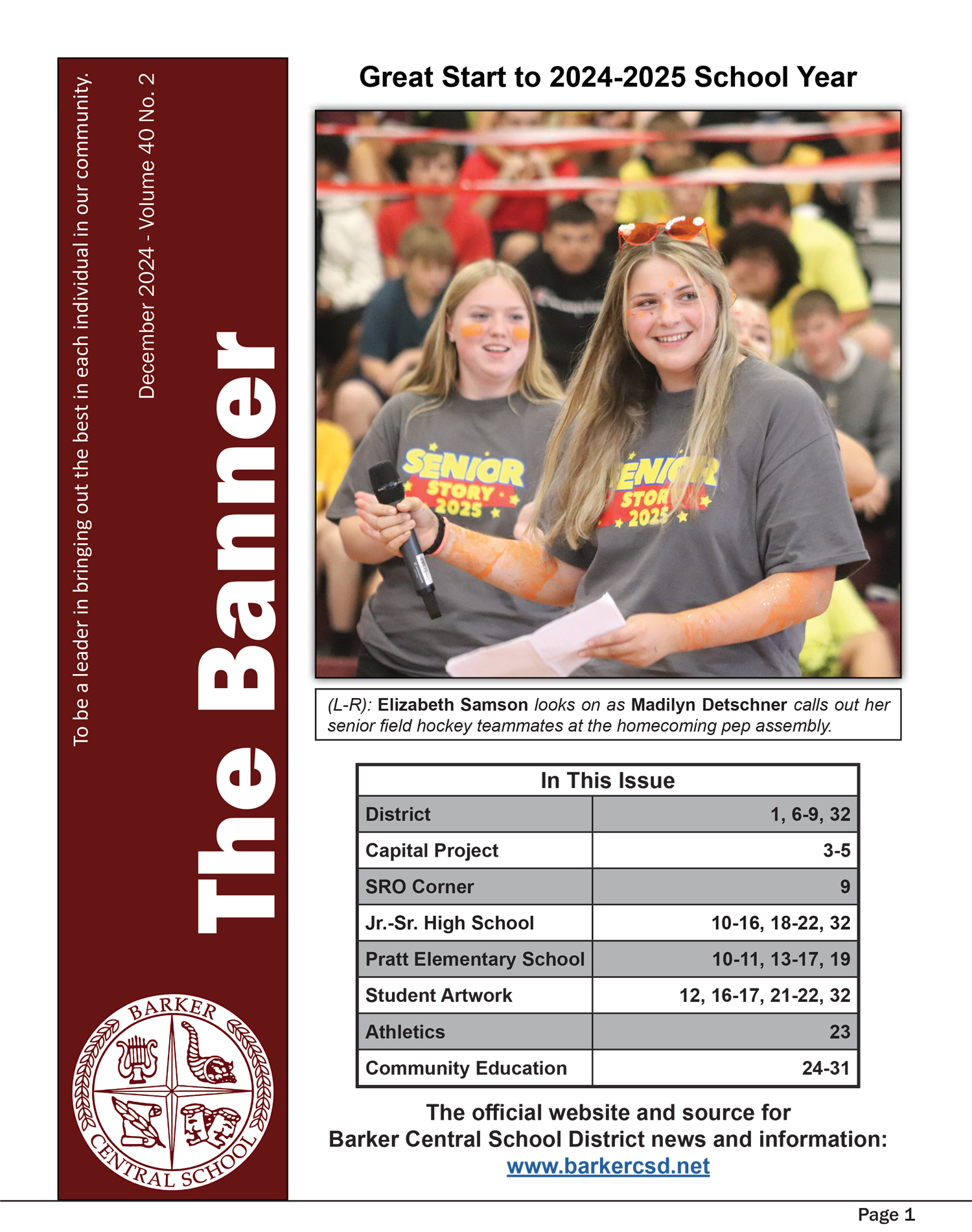 December 2024 Banner Cover